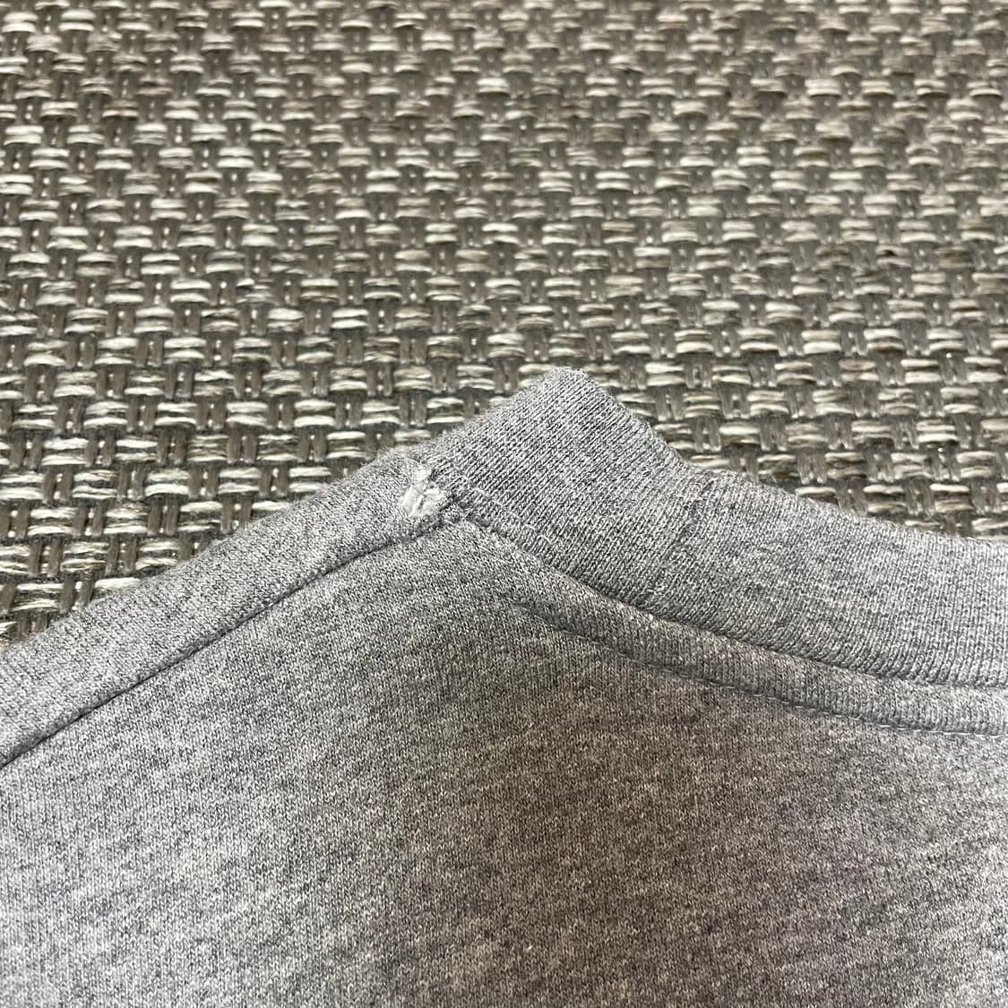 빈티지 그레이 기모 맨투맨 2XL 상품이미지4