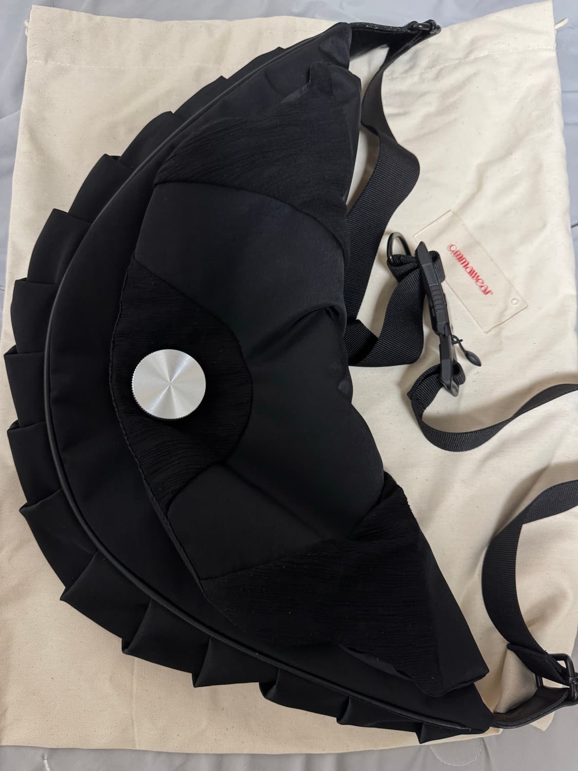 커마웨어 cmmawear 교자백 gyoza bag 블랙 상품이미지4