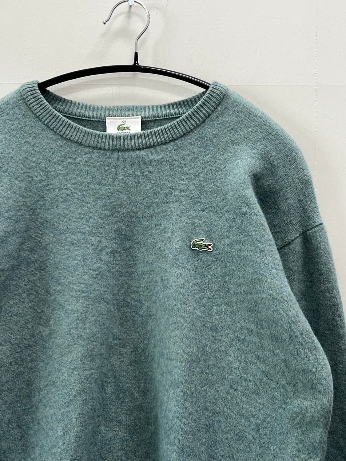 라코스테 울 라운드 니트 민트그린 상품이미지3