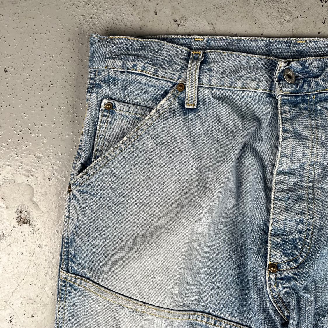 지스타 로우 엘우드 라이트 워시 데님 상품이미지5