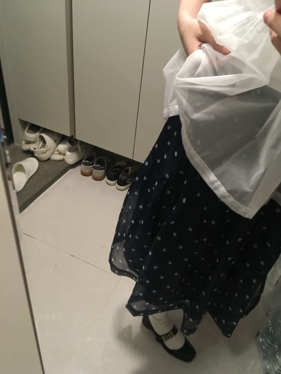 꼼데가르송 걸 도트 치마 상품이미지4