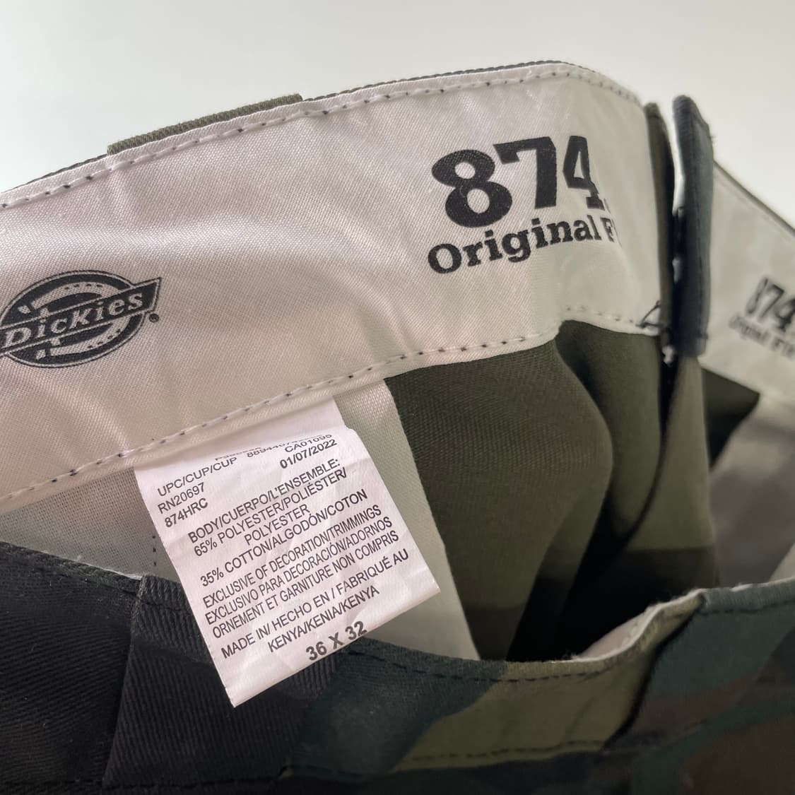 디키즈 874 카모 플라쥬 워크팬츠 상품이미지9