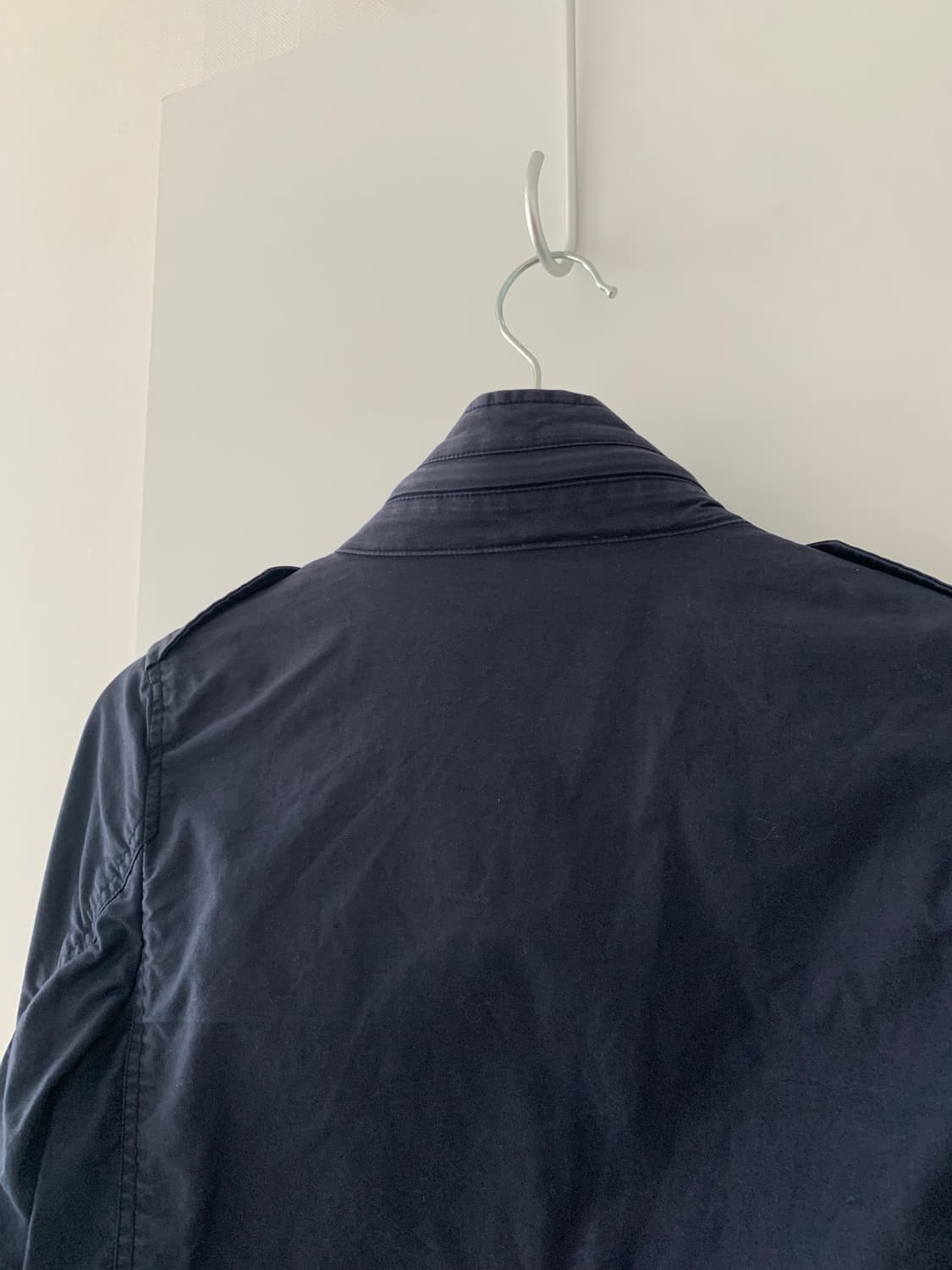 네이비 코튼 자켓 상품이미지4