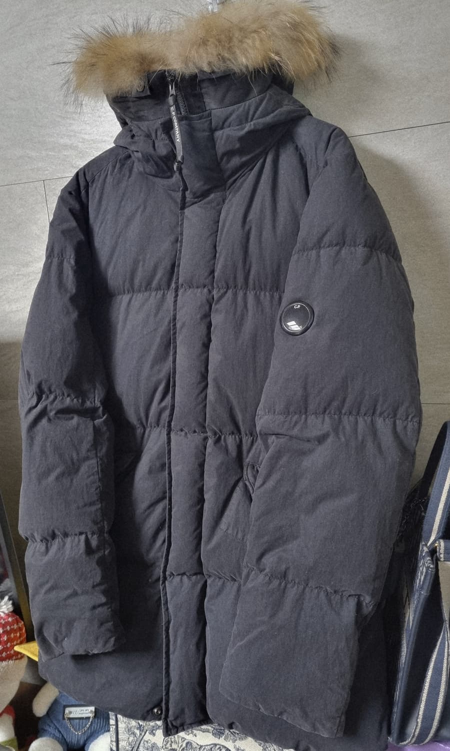 정품) CP 컴퍼니  라쿤퍼 덕다운 패딩점퍼 상품이미지2