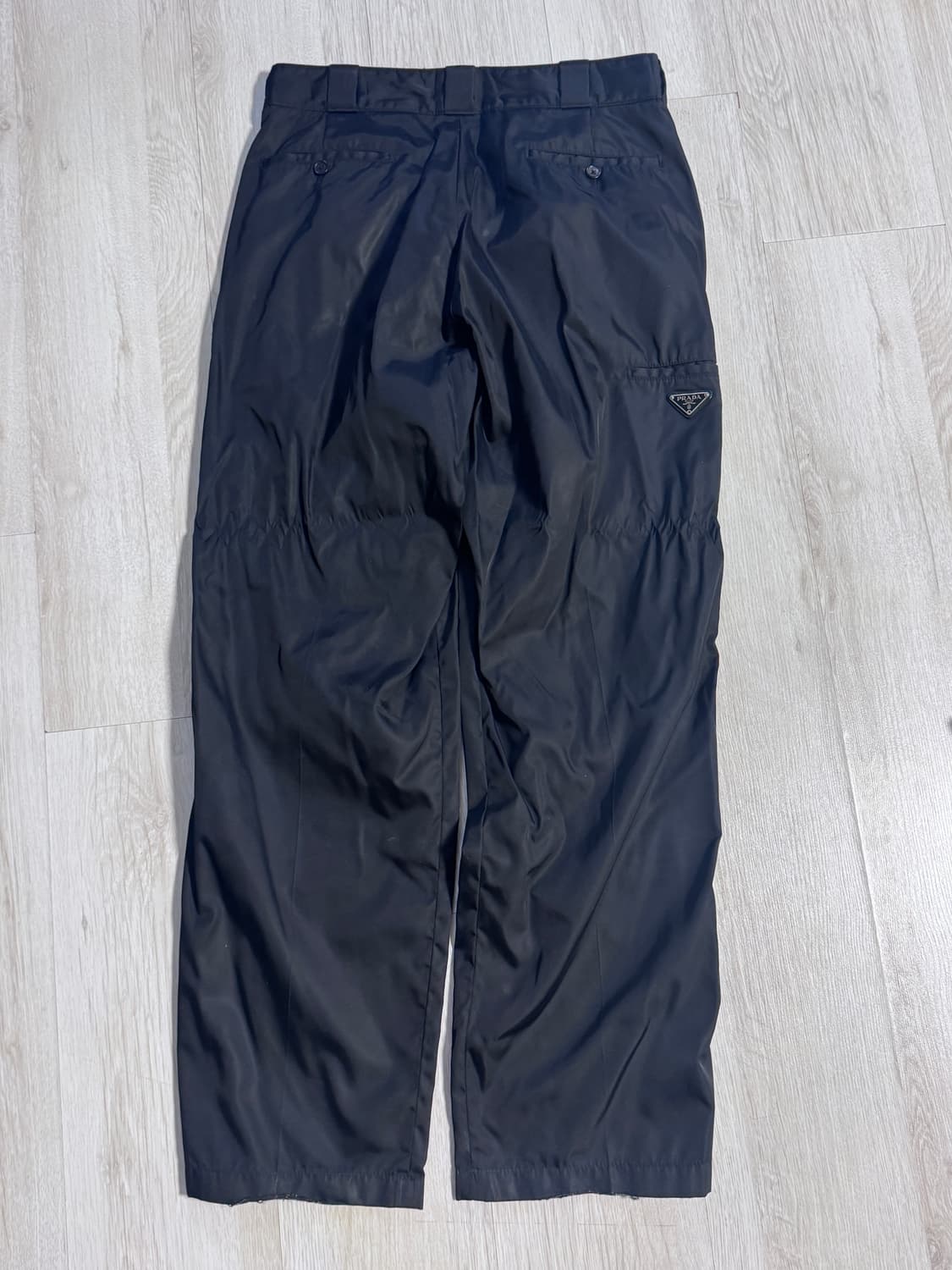 Prada 리나일론 블랙팬츠 48 상품이미지2