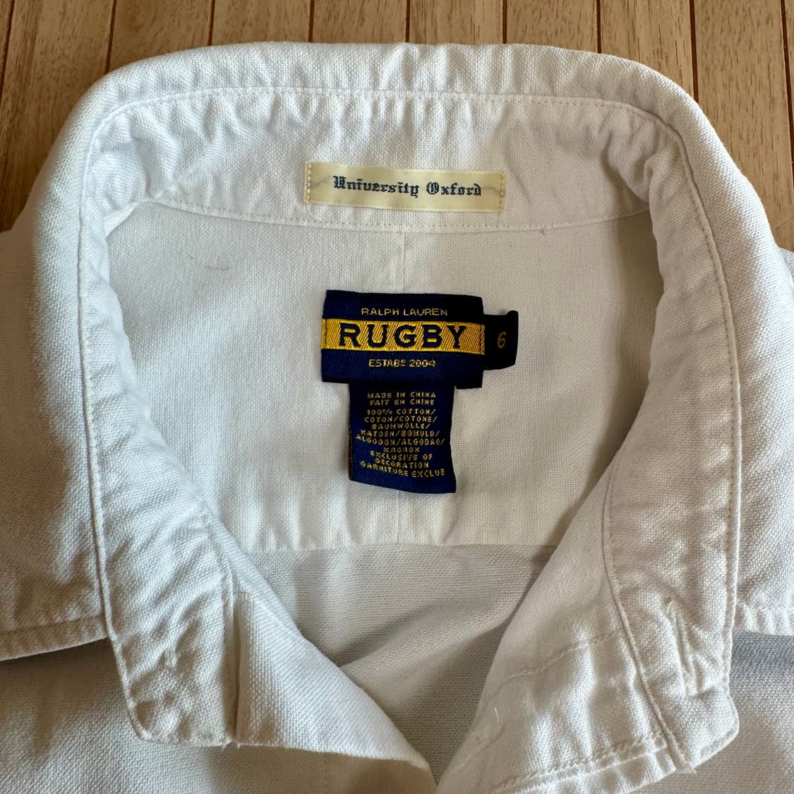 랄프로렌 럭비 옥스포드 셔츠 흰색 여성용 상품이미지6