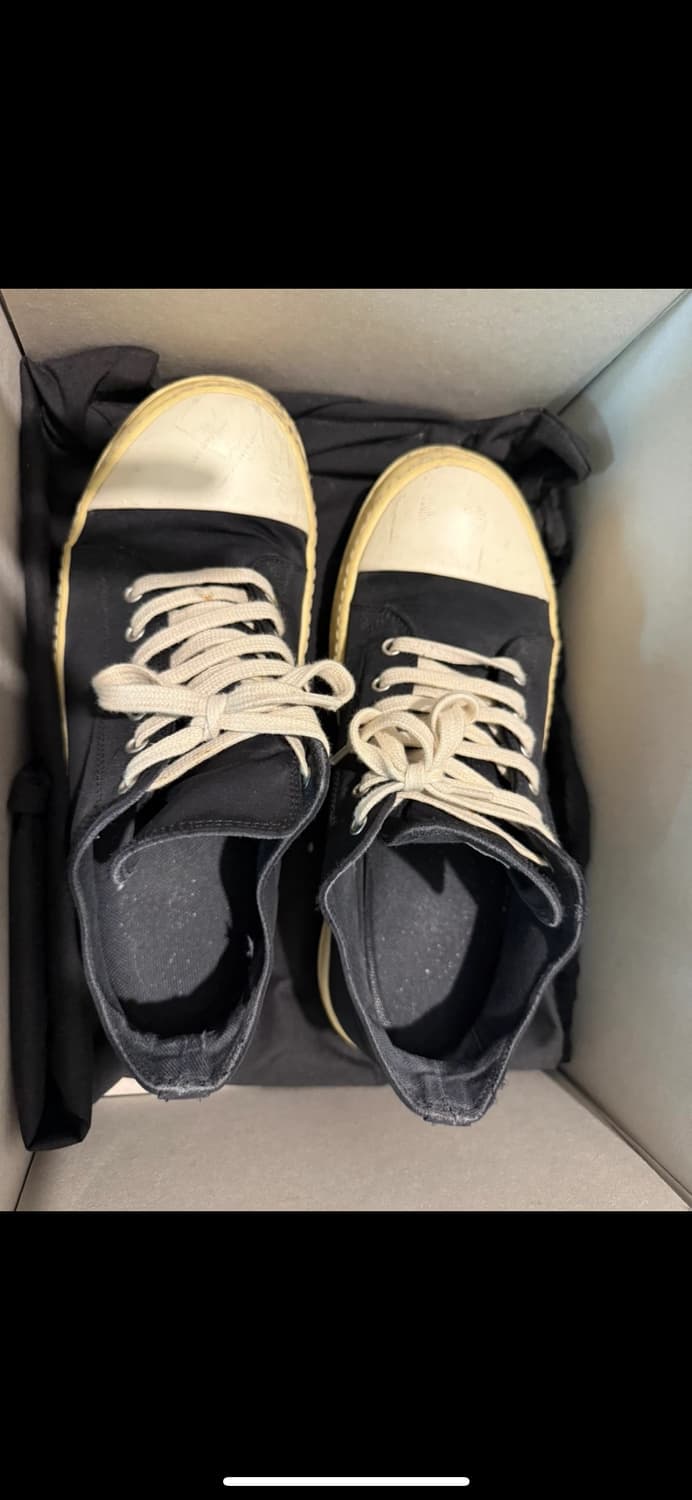 릭오웬스  로우 스니커 41 상품이미지1