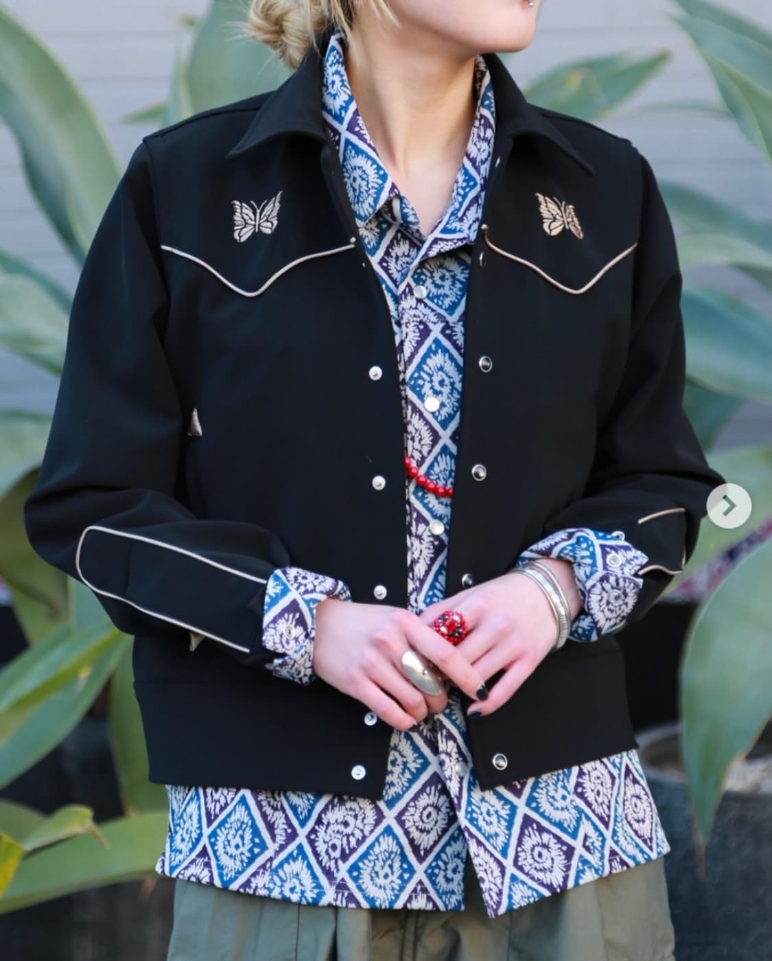 여성라인)니들스 카우보이 자켓 검핑 m 상품이미지5