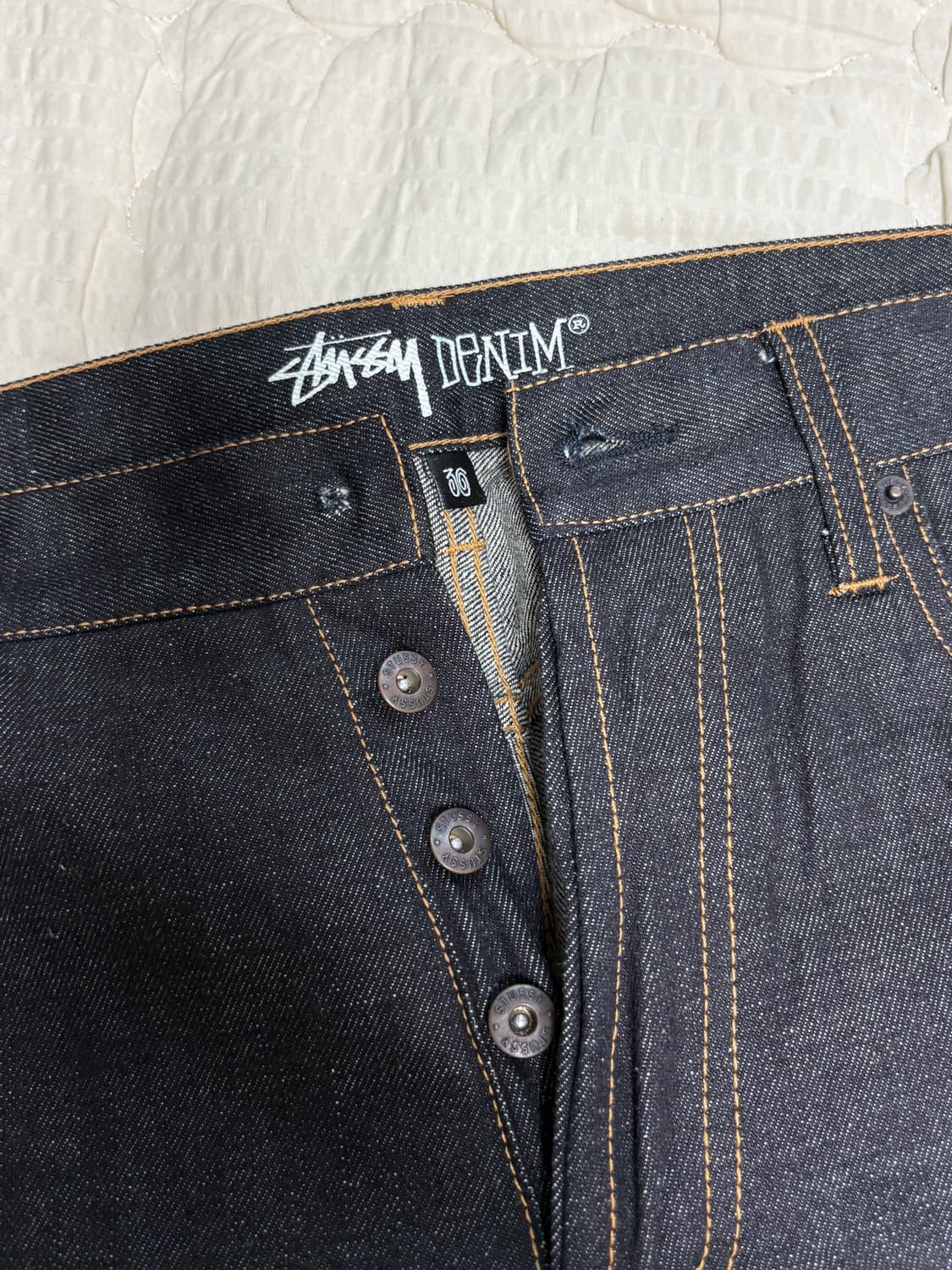 STUSSY 스투시 슬림 데님팬츠 상품이미지2