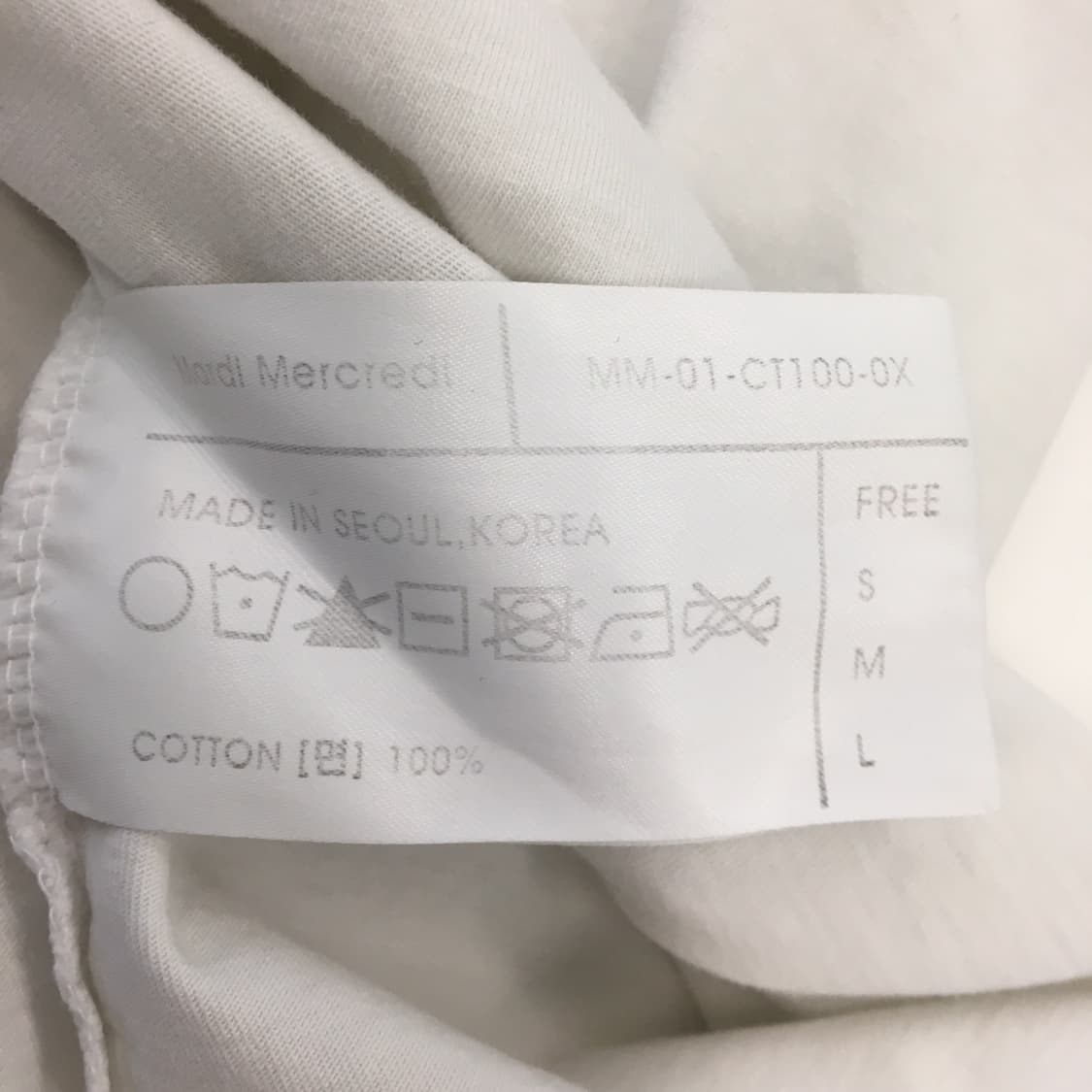 마르디메크르디 트리플라워 라이트핑크반팔 FREE  상품이미지7