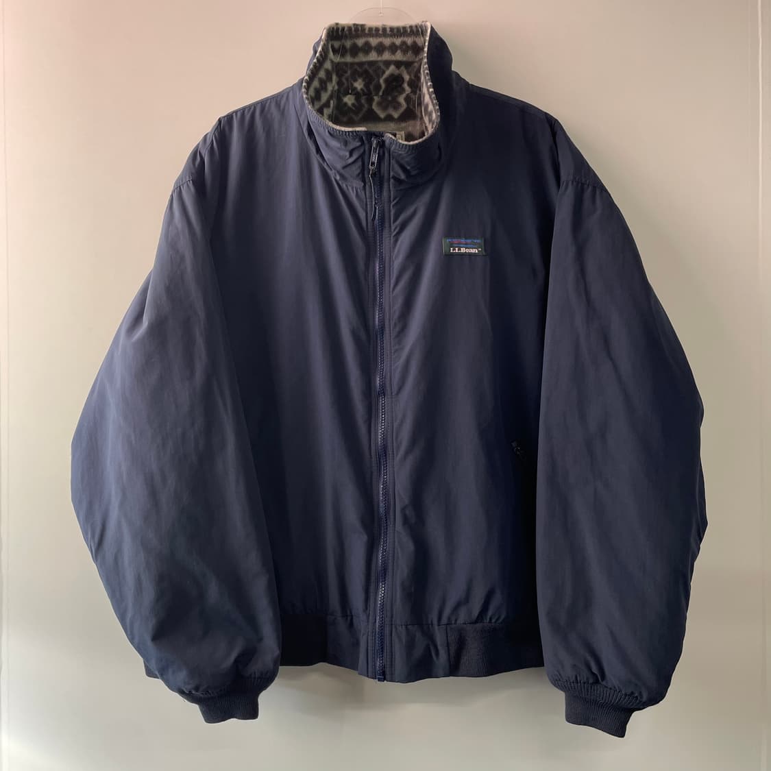 90s 엘엘빈 아즈텍 나일론 웜업자켓 상품이미지1