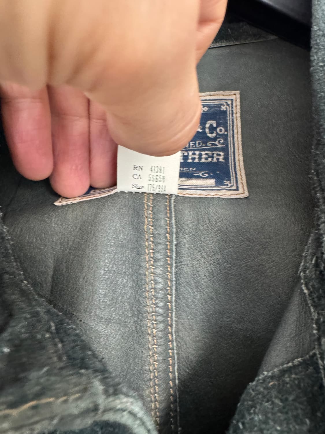 M 더블알엘 인디고 러프아웃 스웨이드 초어 자켓 카코트 상품이미지4