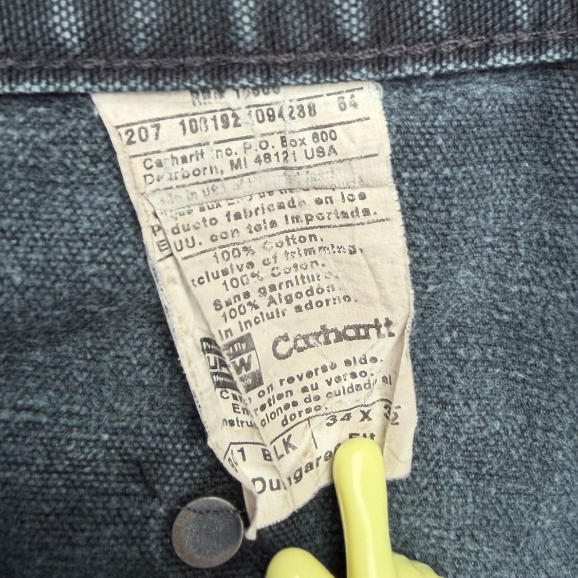 Crazy 칼하트 더블니 B01 BLK 상품이미지10