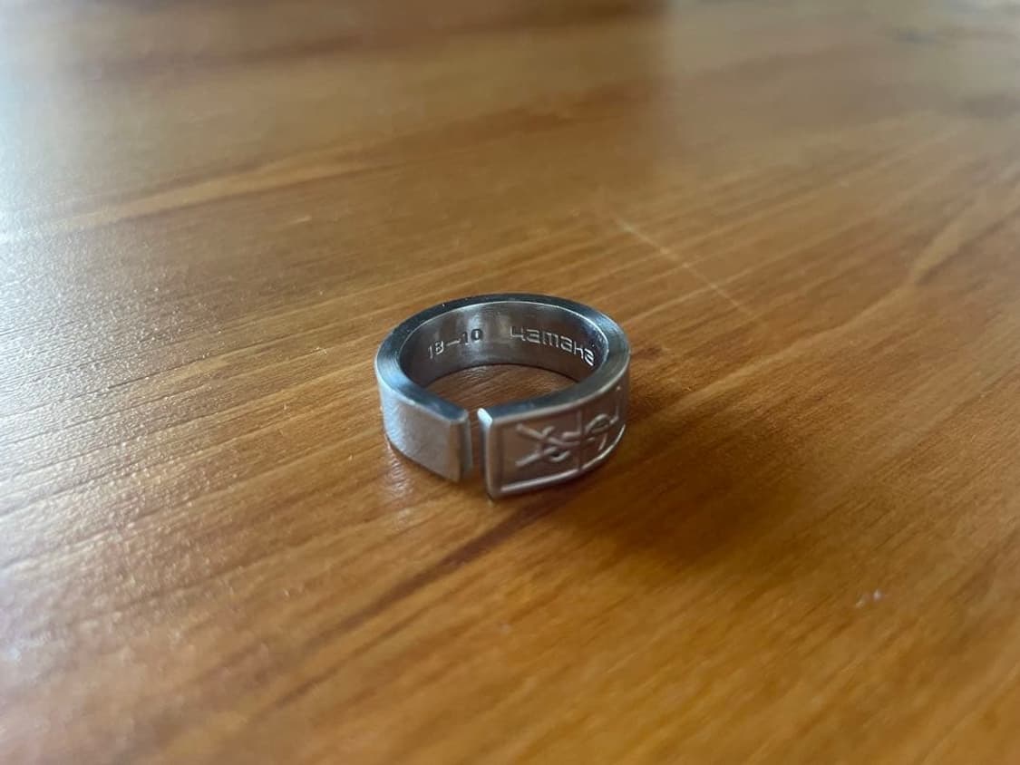 입생로랑 YSL 실버 스푼링 19호 반지 상품이미지2