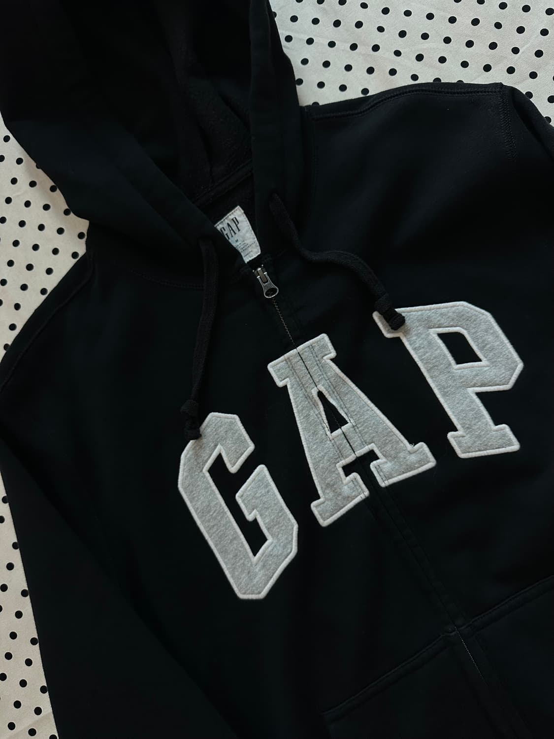 갭 후드집업 블랙 상품이미지2