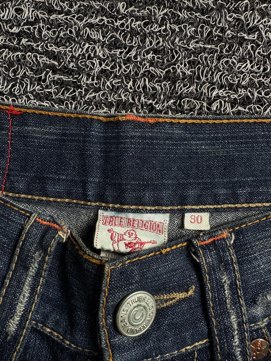 00s 트루릴리젼 y2k 빈티지 부츠컷 커브드 데님 팬츠 1815 상품이미지4