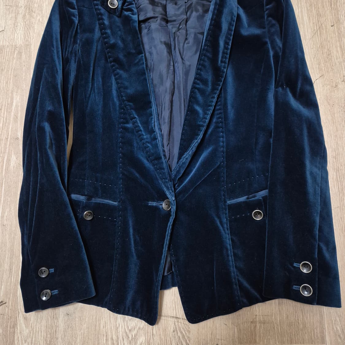 MICHAA 미샤 벨벳 싱글 블레이저 정장자켓 91-103-165 상품이미지3