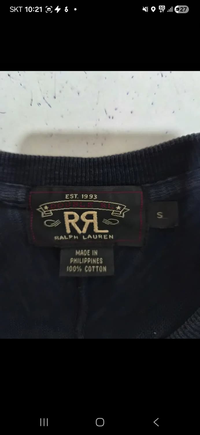 RRL 더블알엘 로고 맨투맨 스웻 셔츠 S 상품이미지4