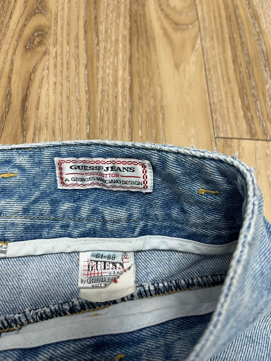 90s 게스 빈티지 청바지 27 상품이미지10