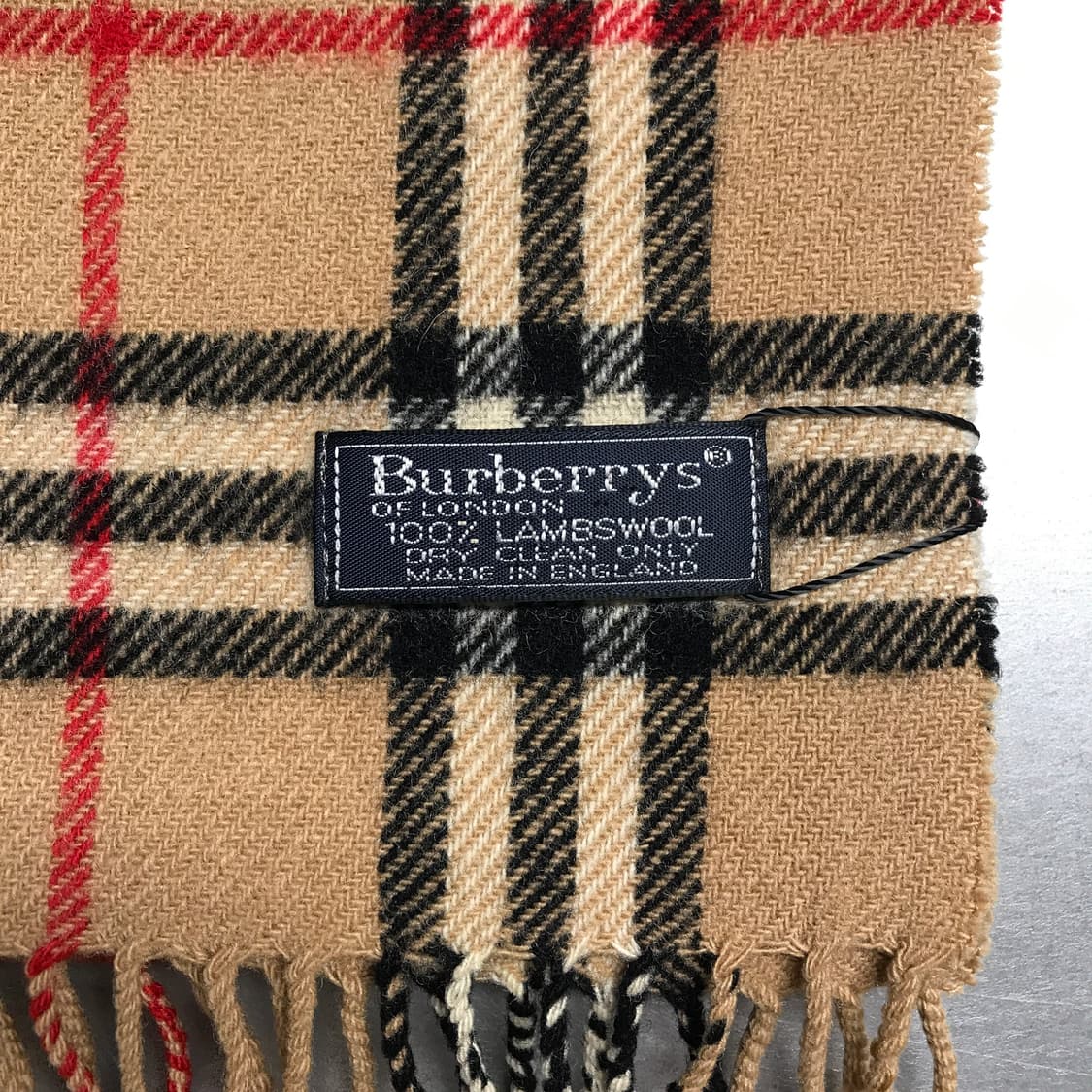 버버리 정품 램스울 머플러 베이지 상품이미지4