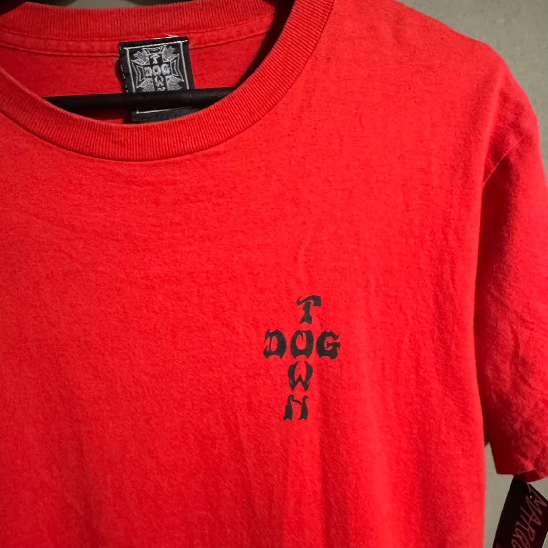 DOG TOWN 도그타운 독타운 레드 스컬 해골 크라운 반팔 티 상품이미지6
