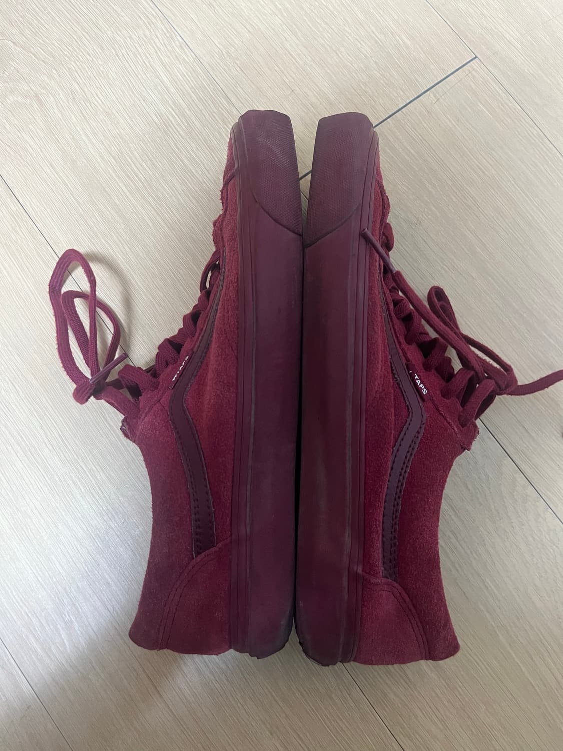 [270]반스 더블탭스 스타일36 버건디 상품이미지4