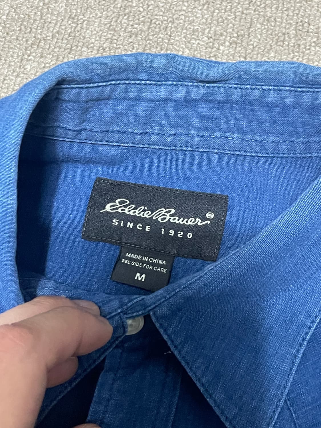 Eddie Bauer 웨스턴 데님 셔츠 J02507 상품이미지4