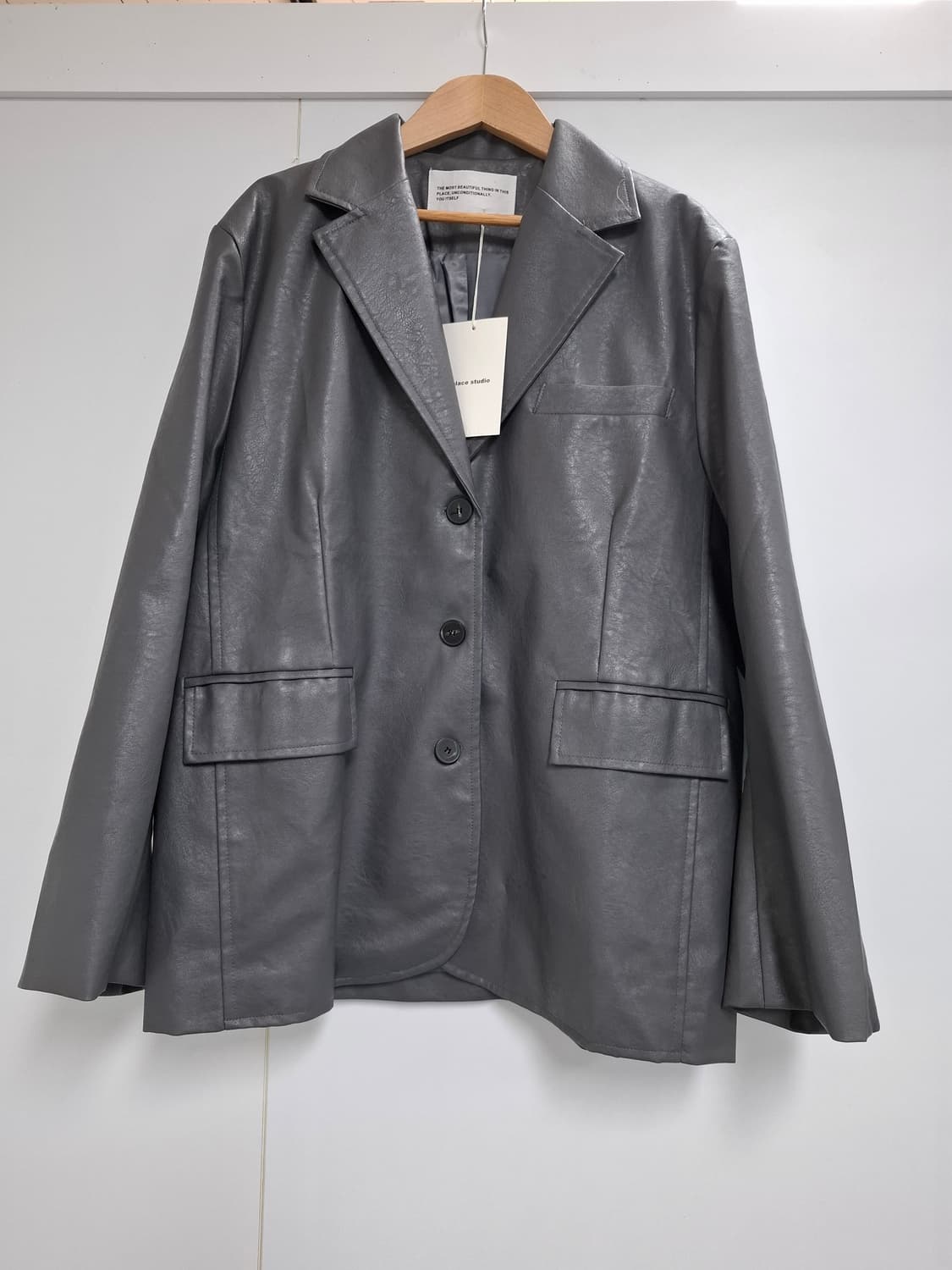 PLACE STUDIO 오버핏가죽자켓 상품이미지3