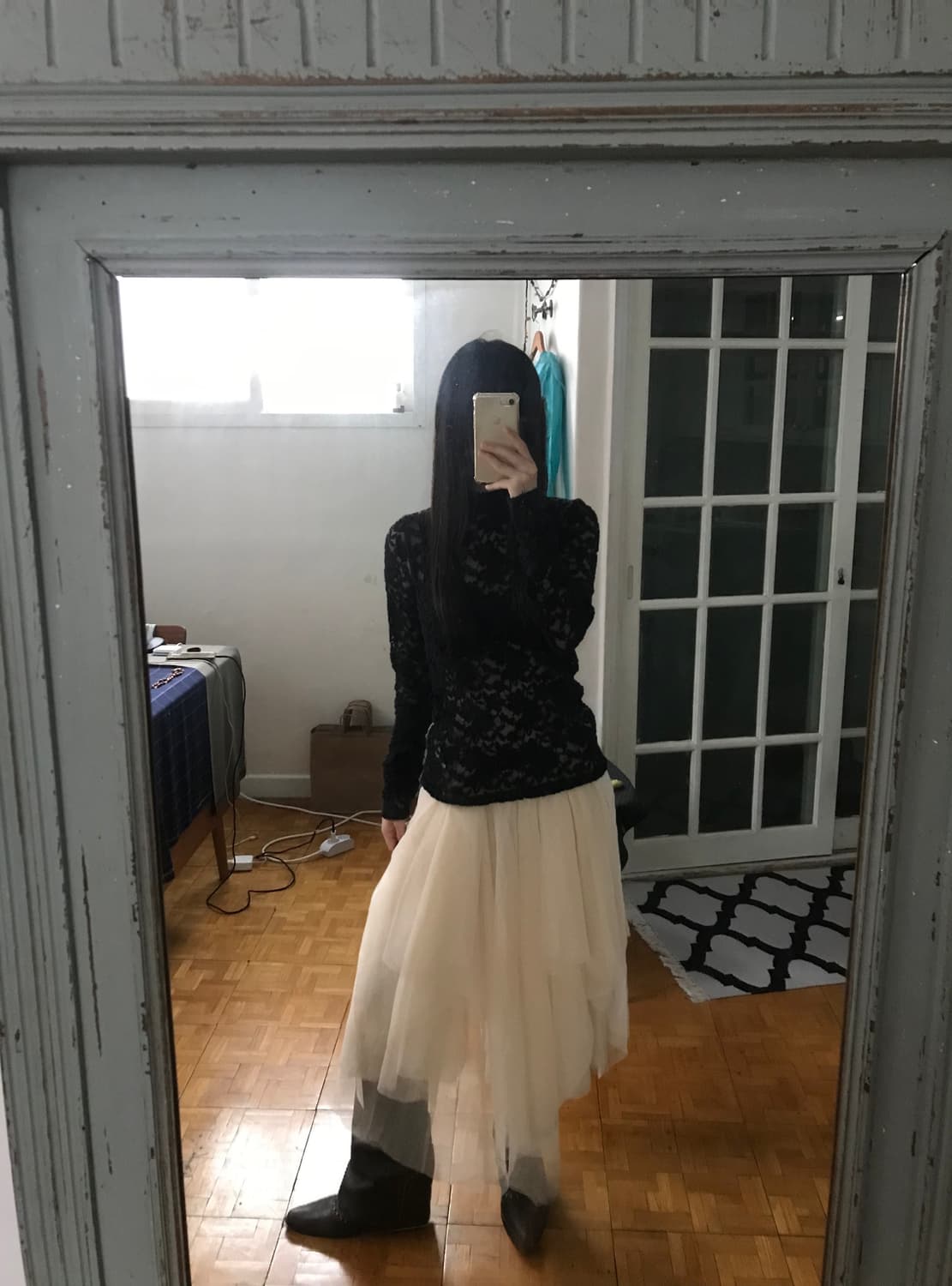 vintage lace top 상품이미지5