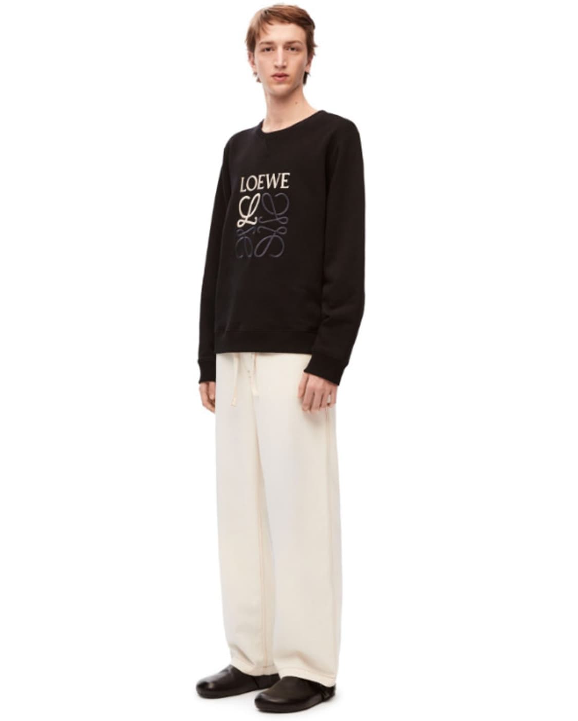 로에베 아나그램 로고 자수 맨투맨 새상품 상품이미지9