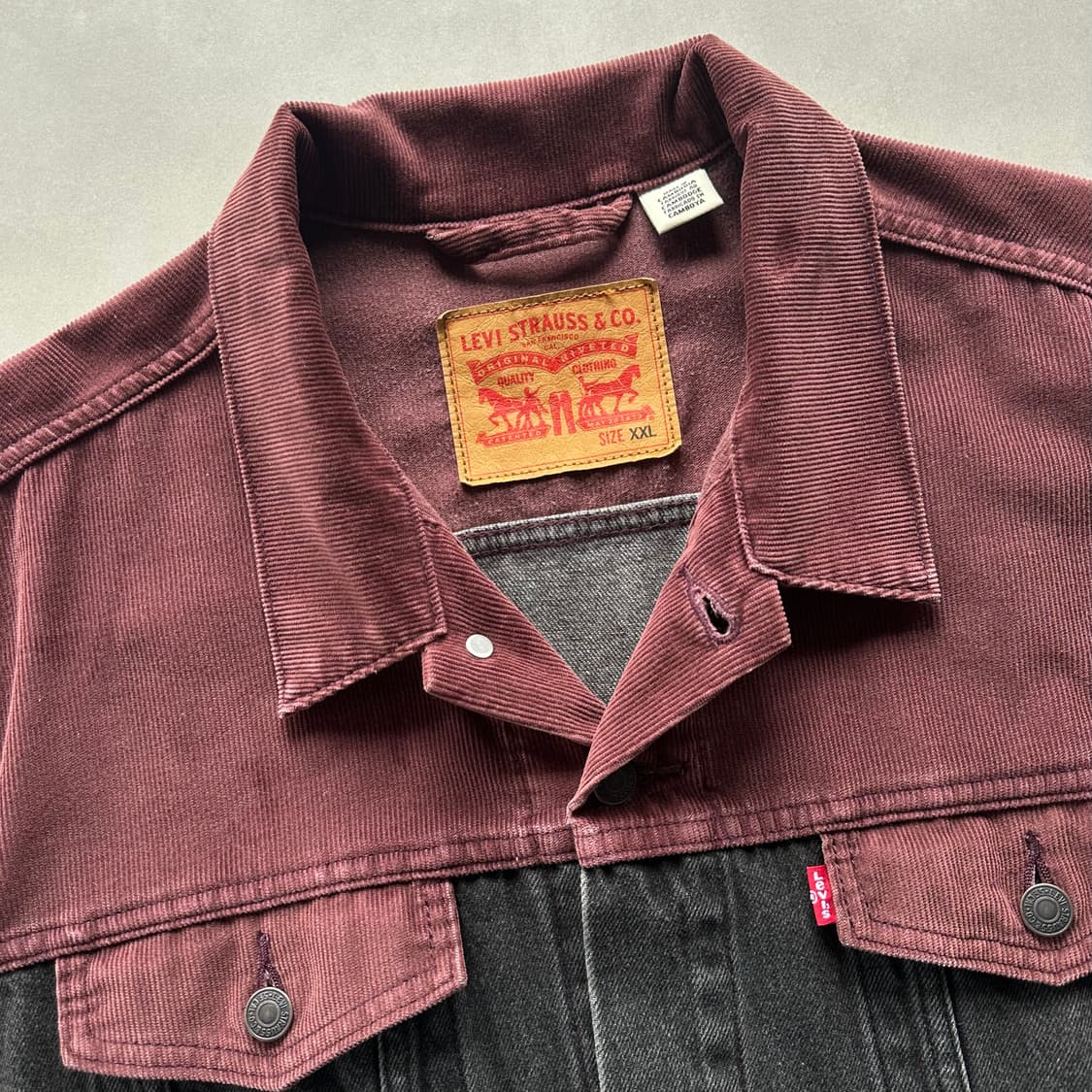 [2XL]리바이스 코듀로이 흑청 트러커 자켓 상품이미지9