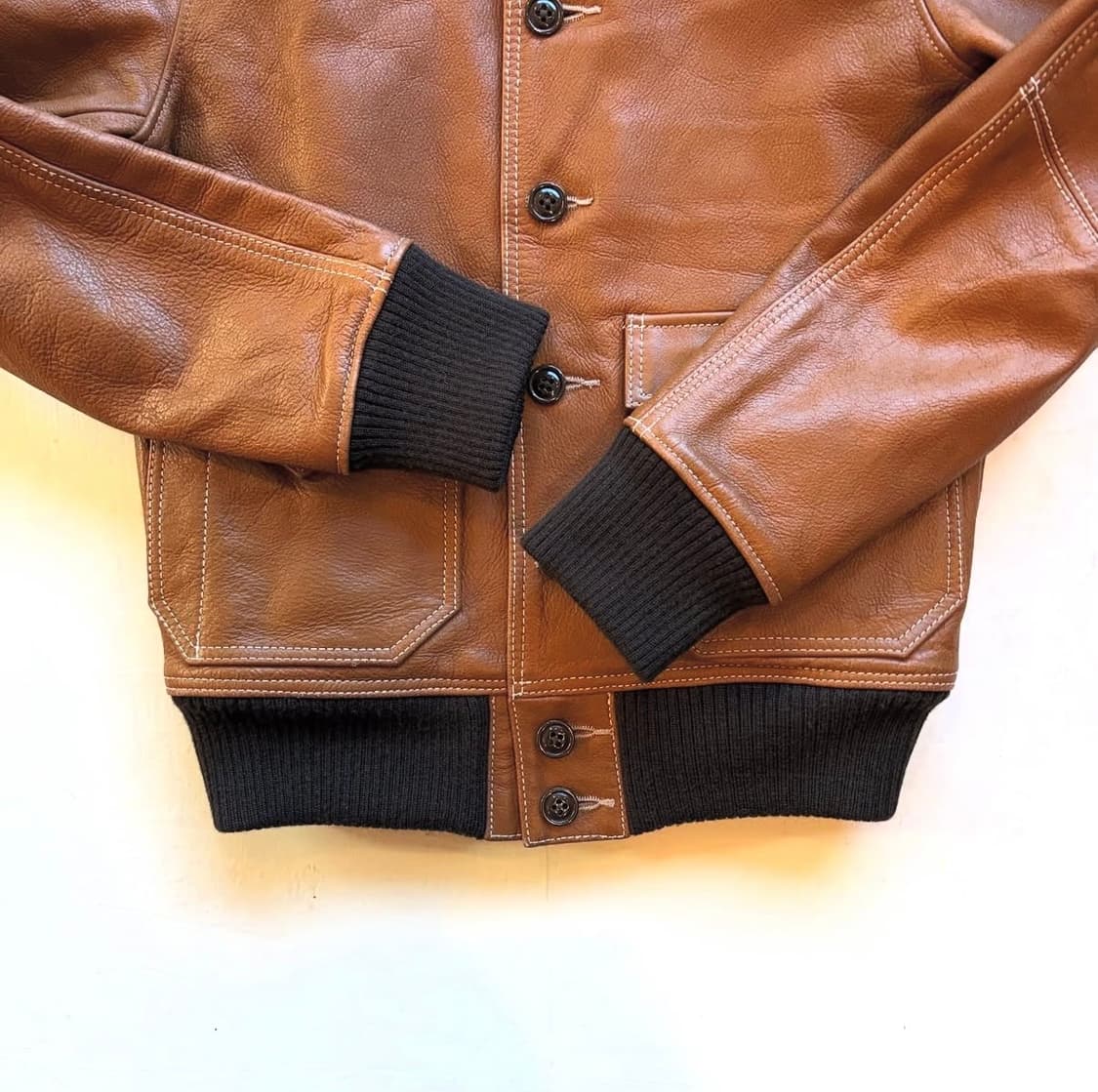 빔즈 버튼업 가죽 자켓 상품이미지6