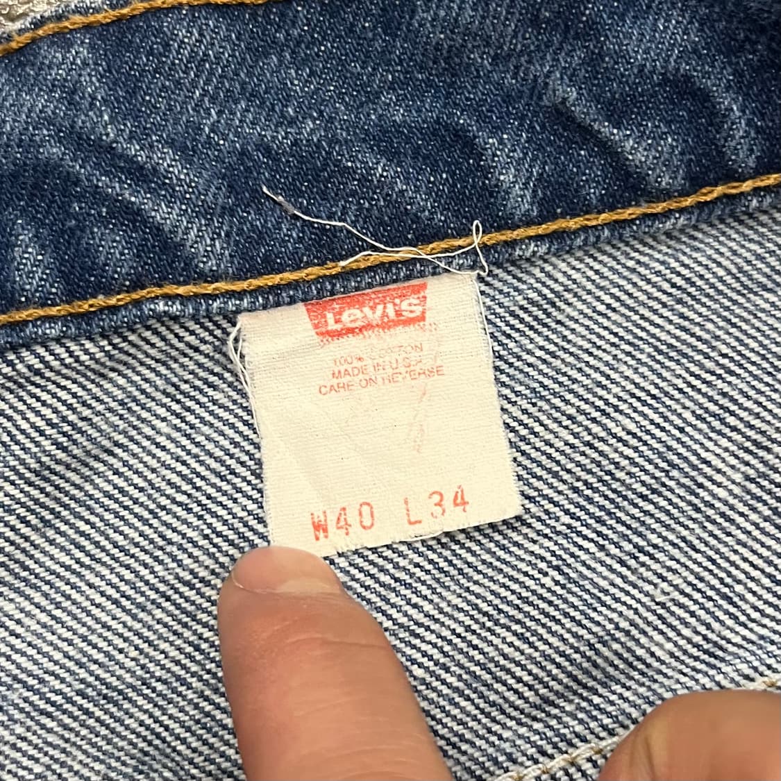 90s USA Levis517 오렌지탭 부츠컷 (38“) 상품이미지7