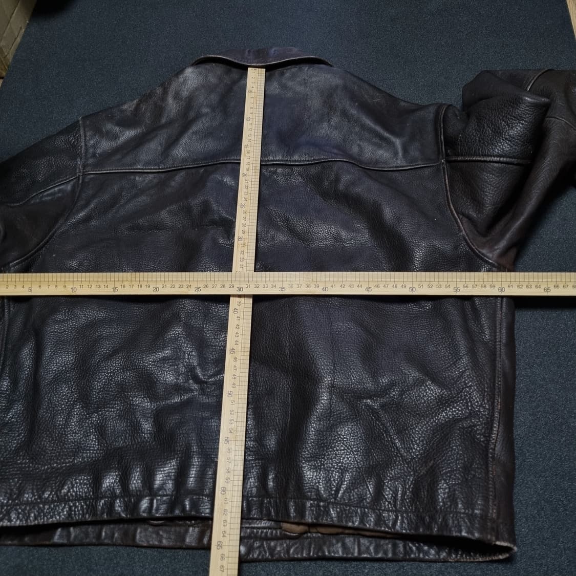 올드갭 레더 브라운 레더 자켓L 상품이미지10