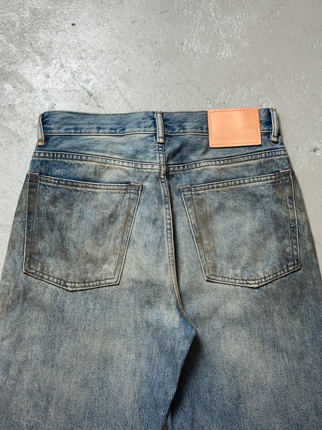 아크네 스튜디오 2021M 페니실린 머드워시 데님 루즈 부츠컷 상품이미지6