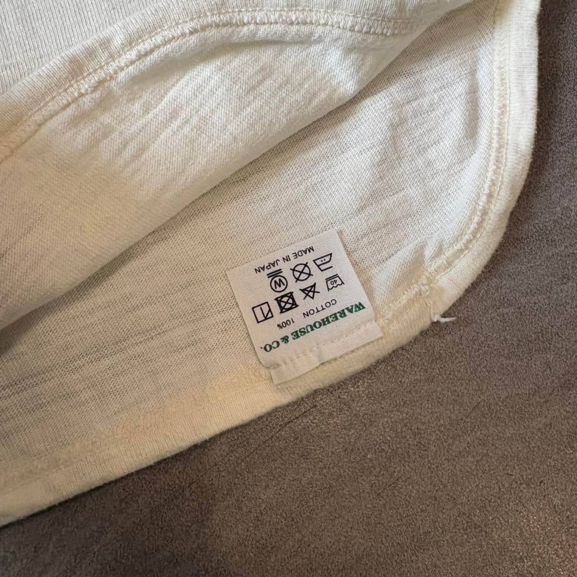 웨어하우스 베이스볼 7부 롱슬리브 티셔츠 상품이미지6