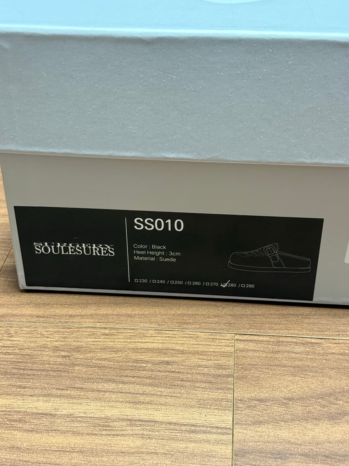 써저리 스웨이드 뮬 SS010 280 새상품 상품이미지6