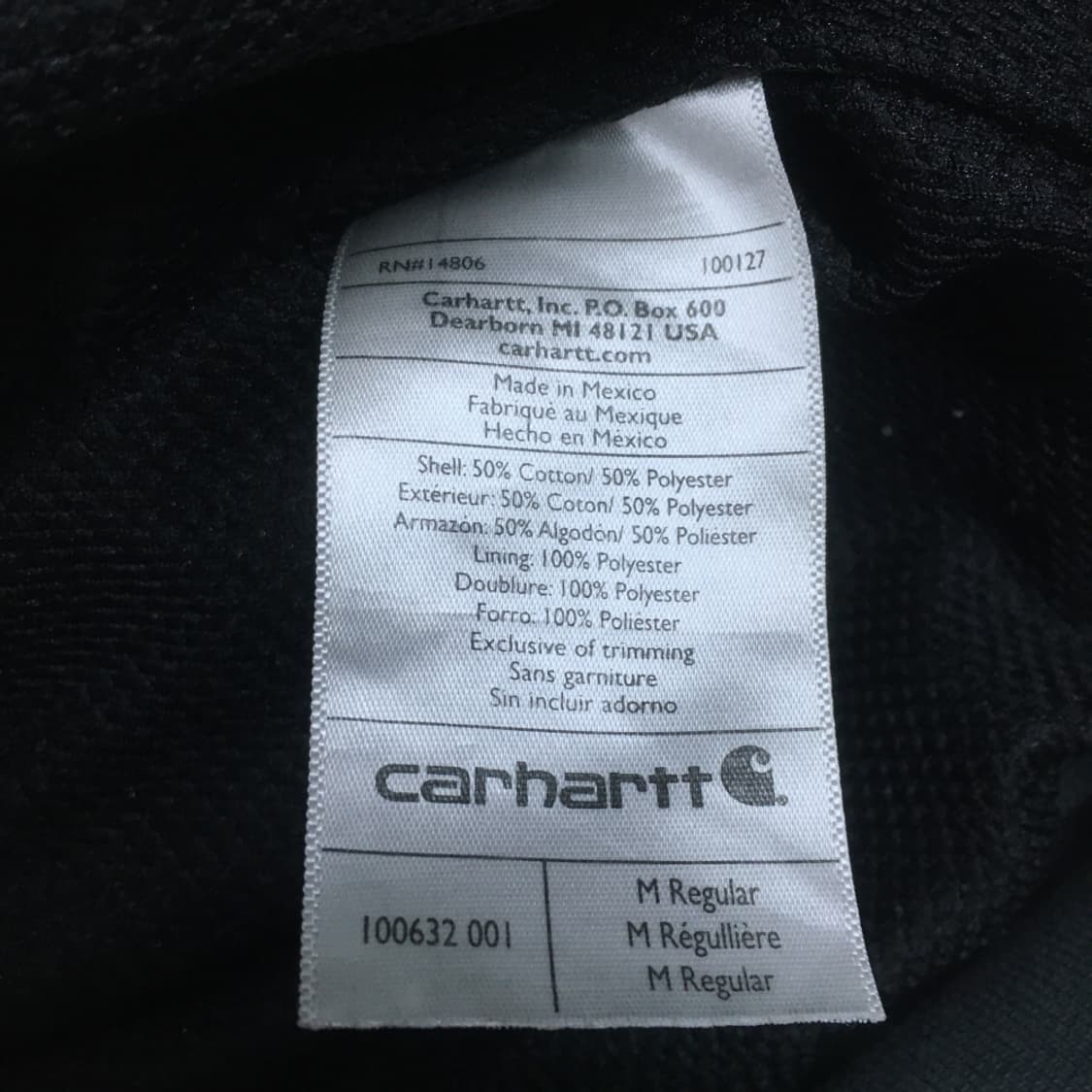 칼하트 써멀 레인 디펜더 후드집업 DD06 상품이미지5