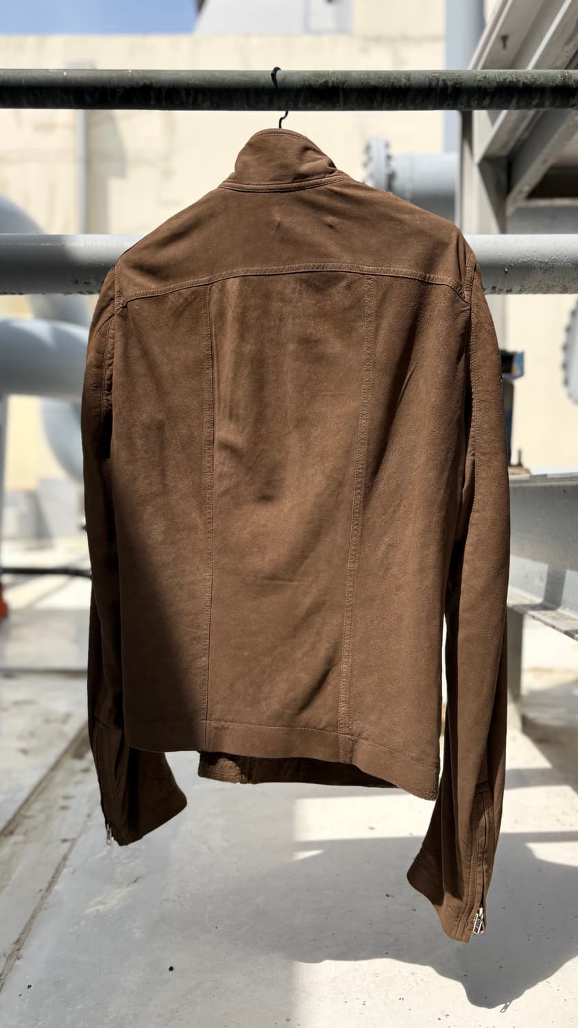 15FW 릭 오웬스 몰리노 레더 자켓 50 사이즈 상품이미지2