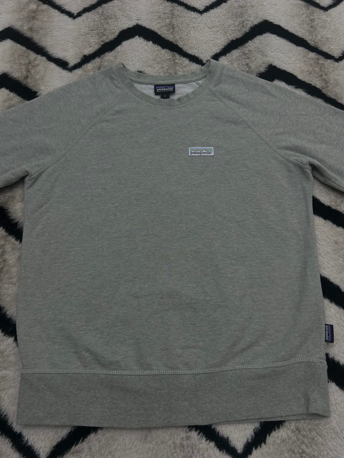 [S]파타고니아 파스텔 오가닉코튼 맨투맨/약기모 상품이미지3