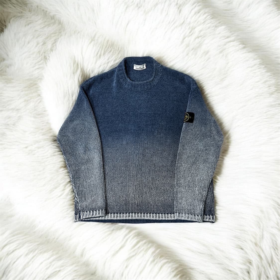 [백화점판 / 신형] 스톤아일랜드 코튼 셔닐 니트 상품이미지1