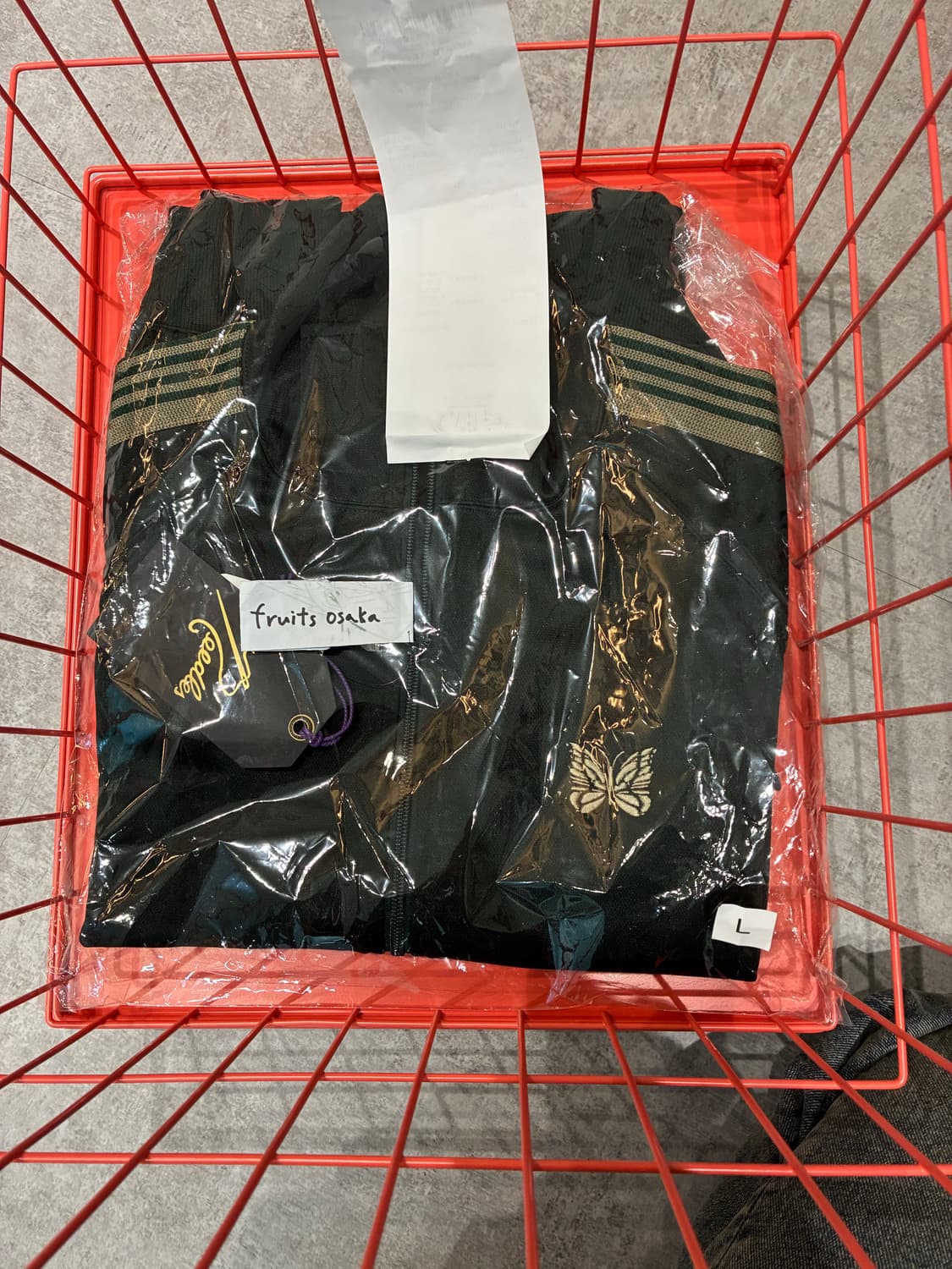 니들스 x LHP 폴리트랙자킷 다크그린 L 상품이미지2