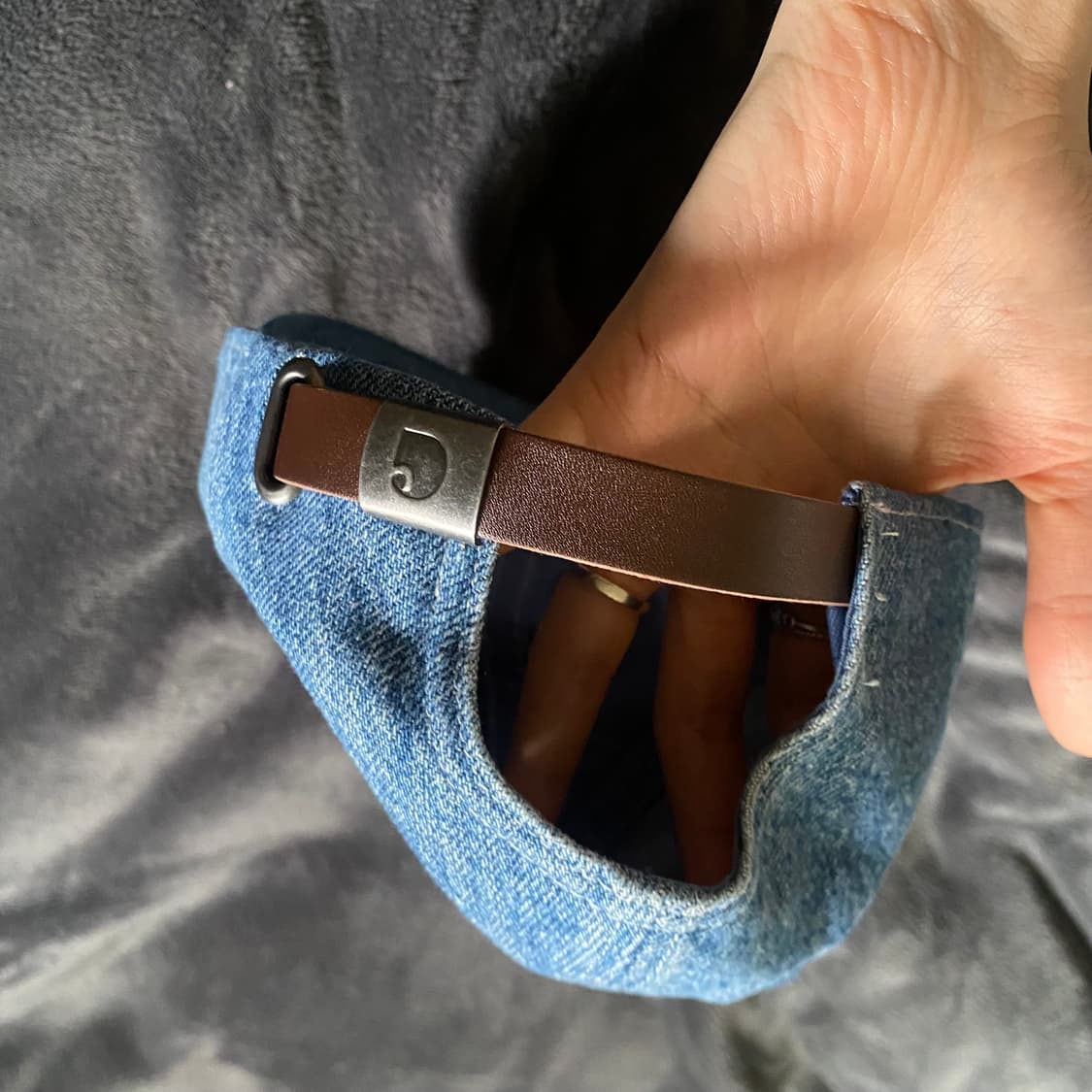 칼하트 WIP 내쉬 캡 블루 스톤 워시드 상품이미지4