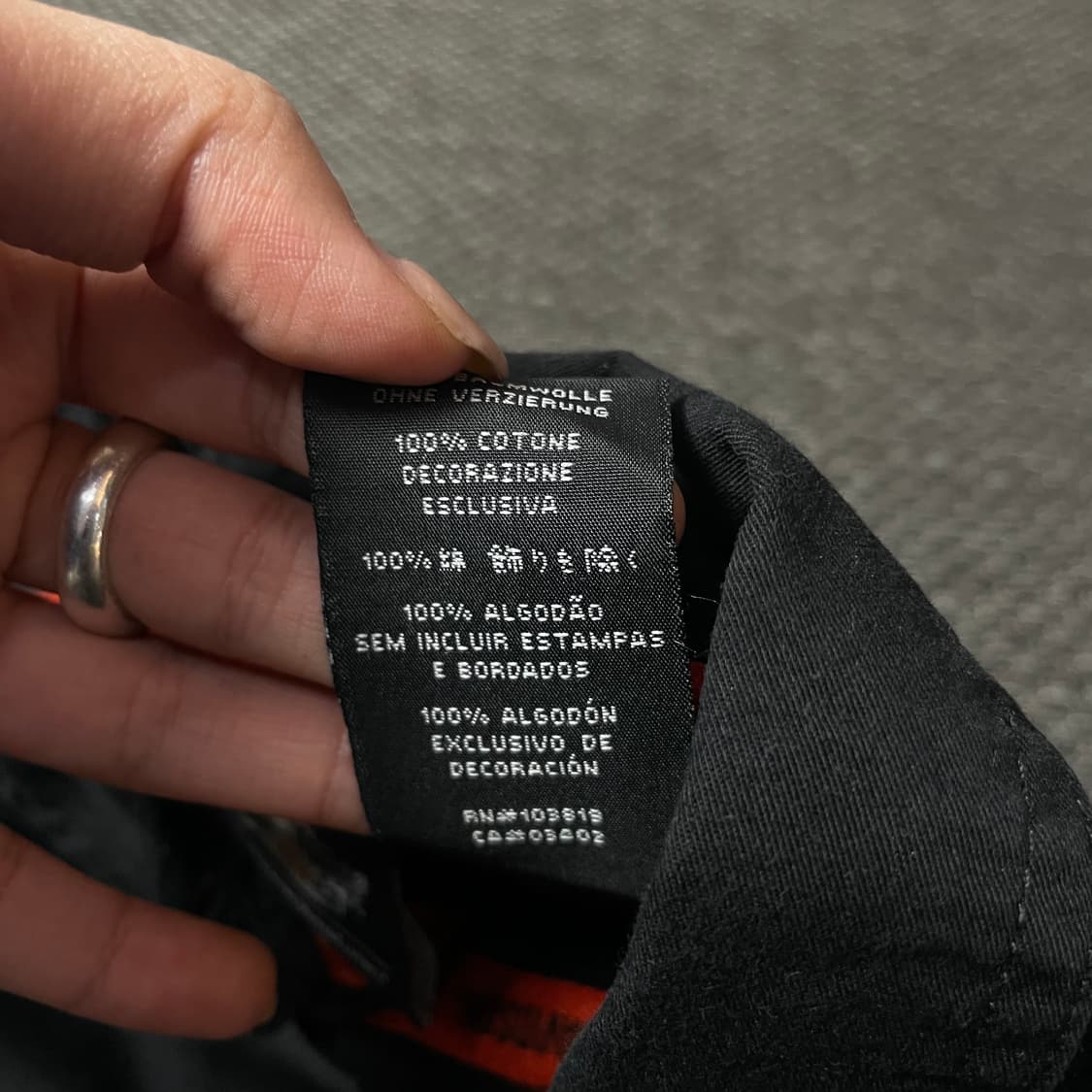 할리데이비슨 로고패치 블랙 긴팔 셔츠 슬림핏 M 상품이미지5