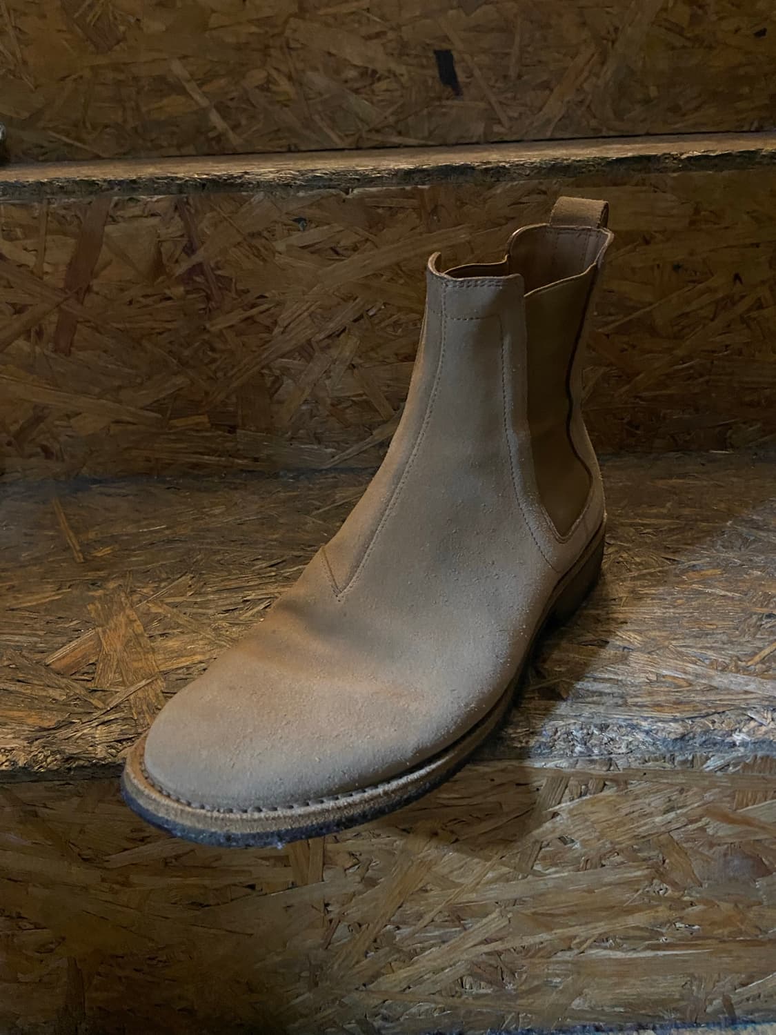 Bottega Veneta 보테가 베네타 칸예 스웨이드 첼시부츠 카멜 상품이미지3