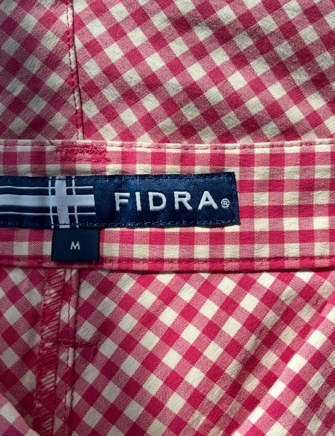 FIDRA 핑크 깅엄체크 미니스커트 상품이미지5