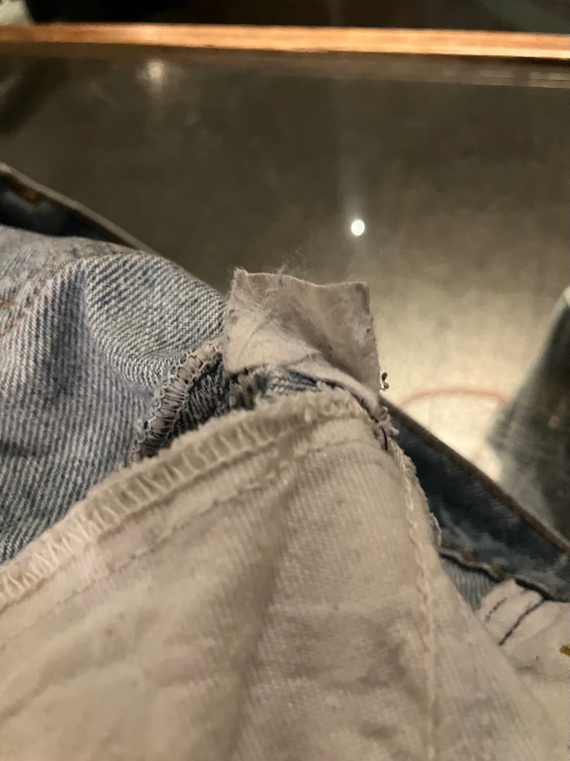 70s USA 빈티지 리바이스 646 벨바텀 부츠컷 데님 팬츠 상품이미지10