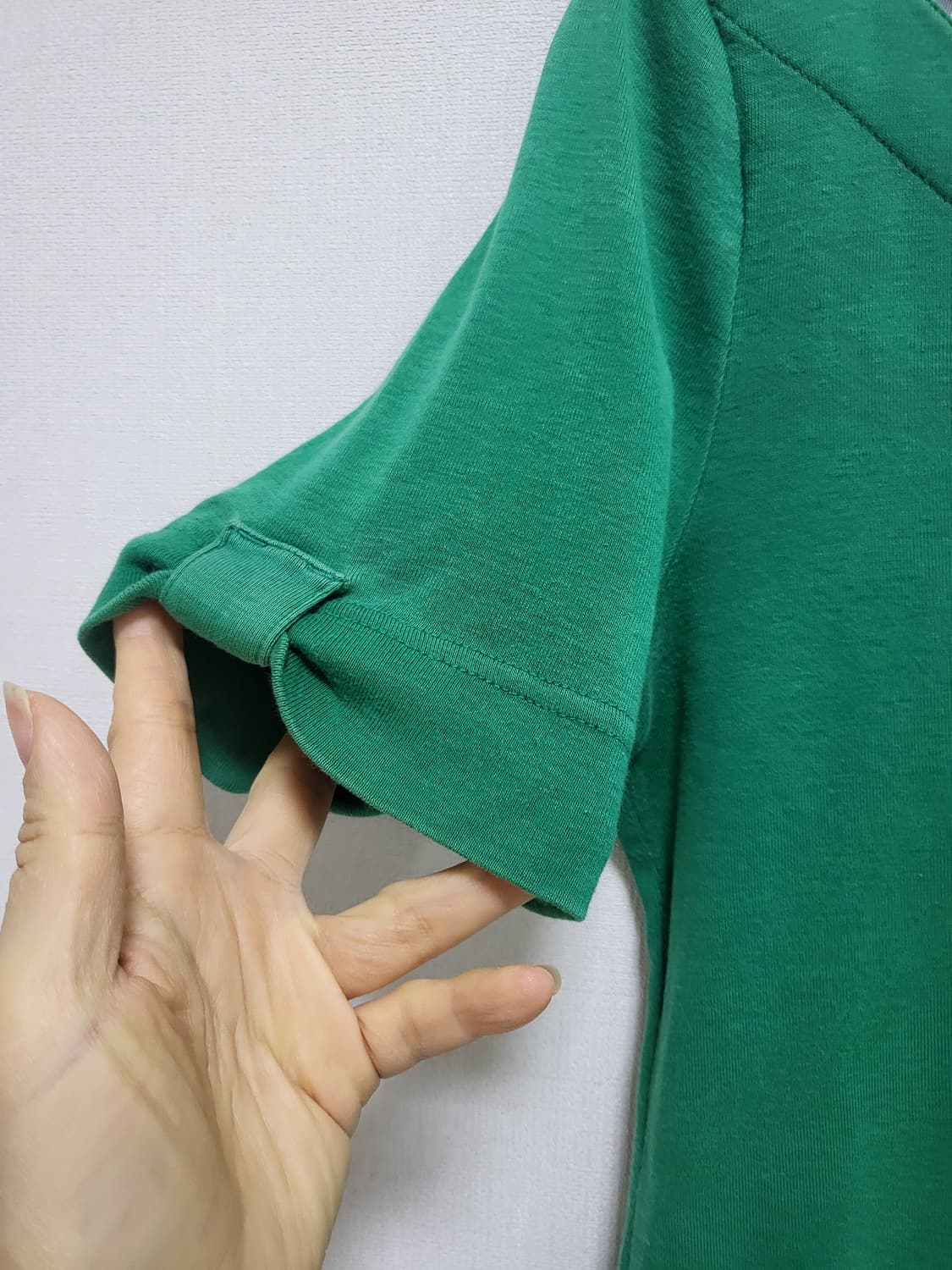 (정품) 버버리 블루라벨 녹색 반팔 티셔츠 38 상품이미지2