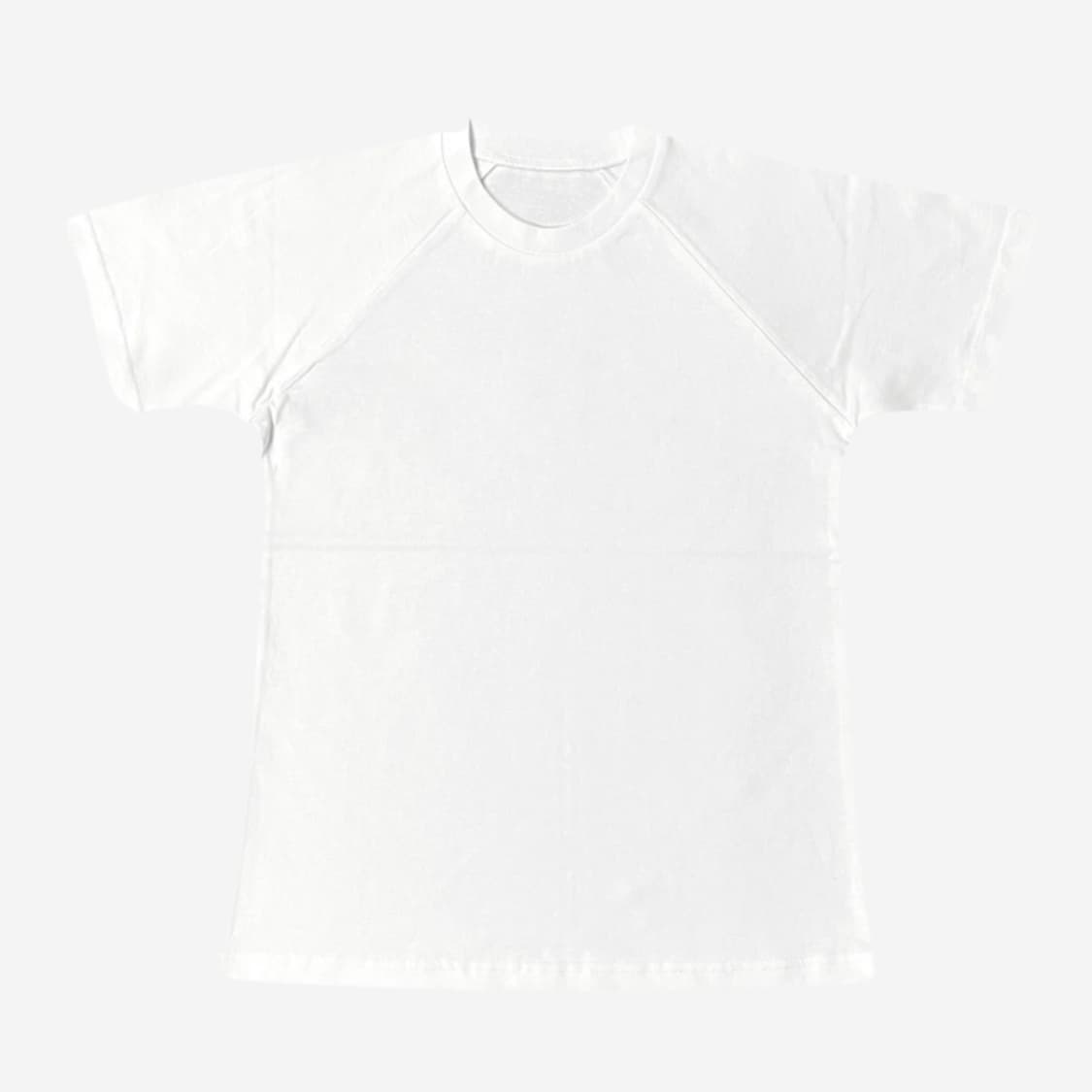 2 이지 고샤 블랭크 TS-02 티셔츠 화이트 상품이미지2