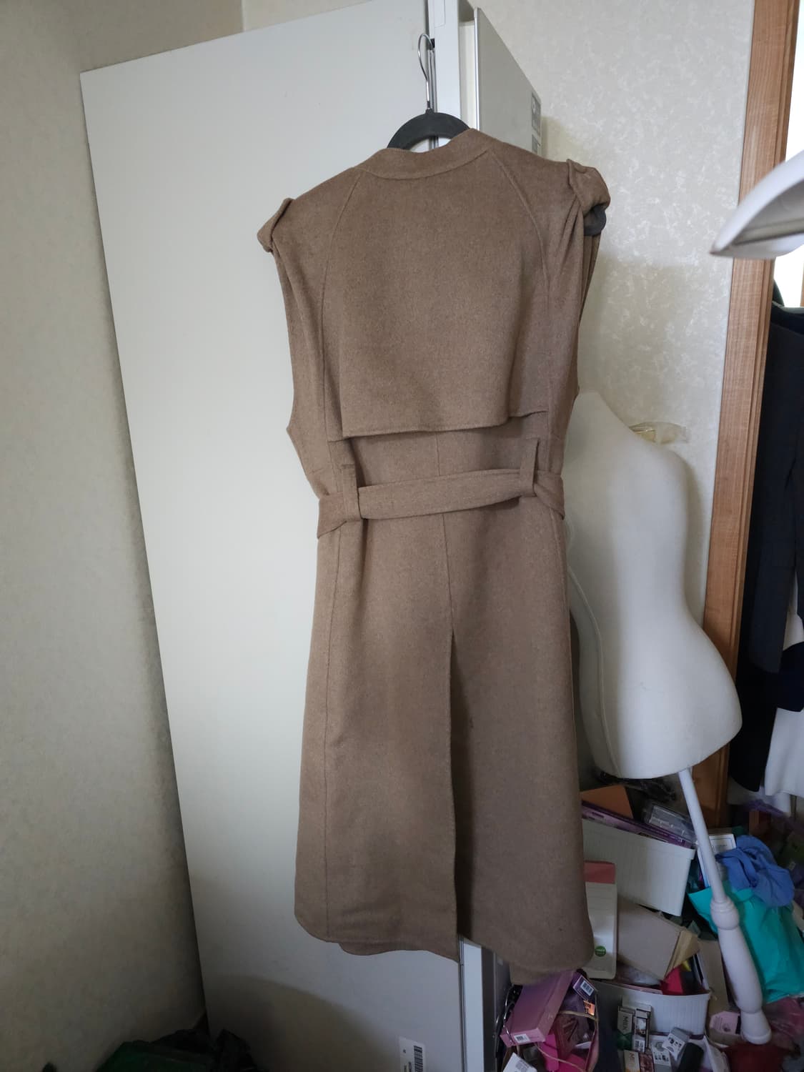 MARZ 마즈 핸드메이드 캐시미어 롱베스트 상품이미지5